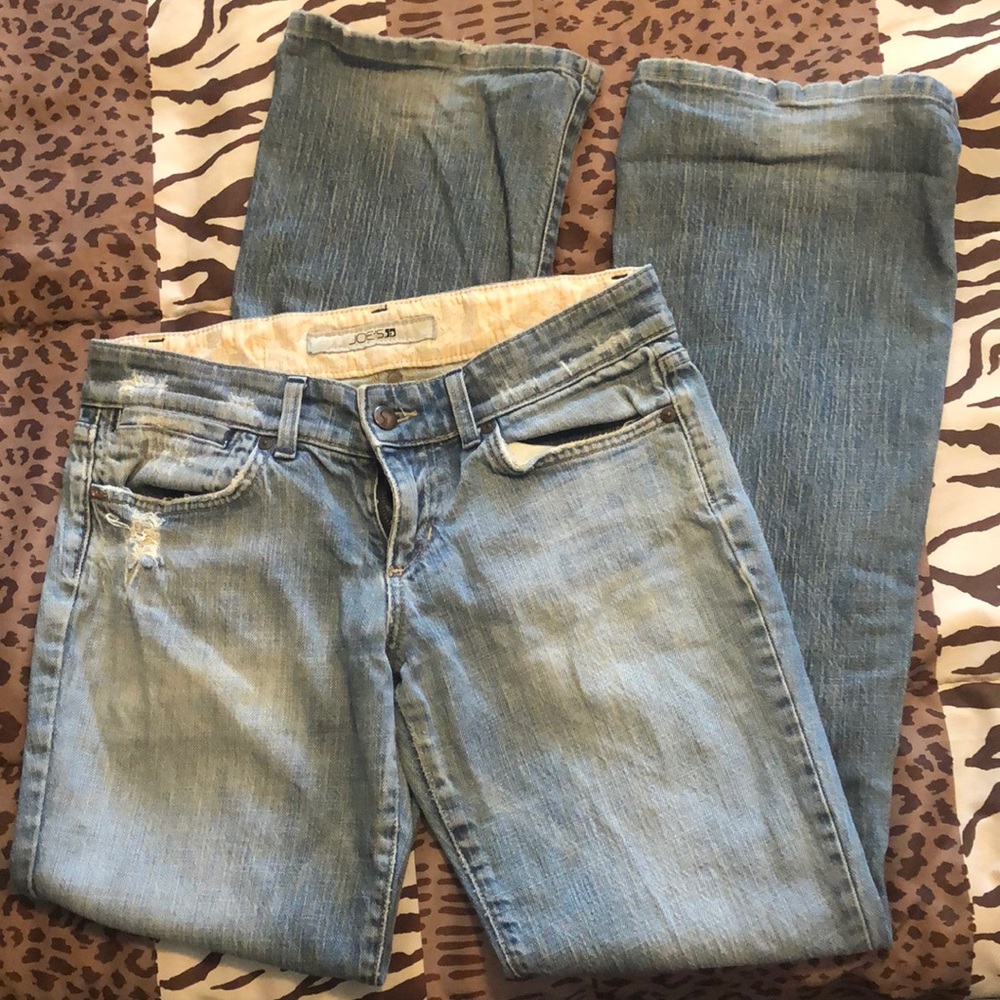 Distressed jeans